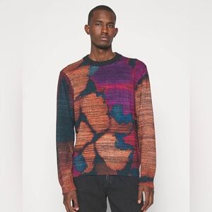 NWT🔥PS by Paul Smith Multicolor Jacquard Sweater